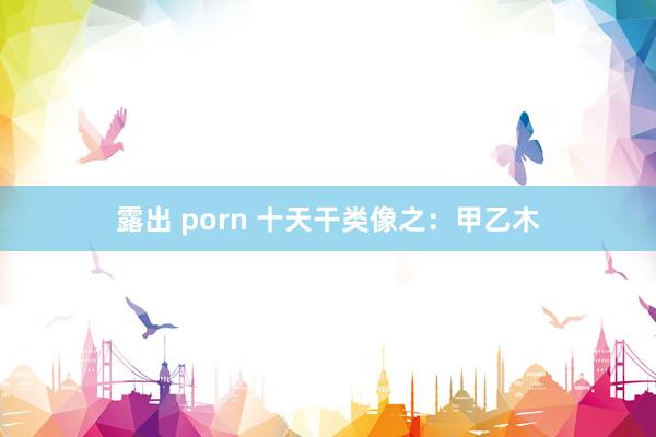 露出 porn 十天干类像之：甲乙木