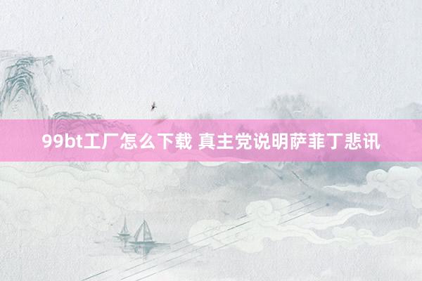 99bt工厂怎么下载 真主党说明萨菲丁悲讯