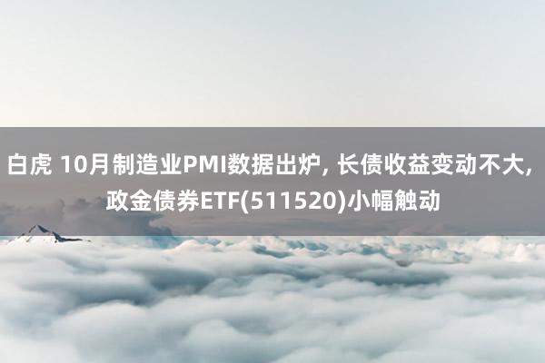 白虎 10月制造业PMI数据出炉， 长债收益变动不大， 政金债券ETF(511520)小幅触动