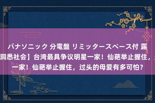 パナソニック 分電盤 リミッタースペース付 露出・半埋込両用形 【洞悉社会】台湾最具争议明星一家！仙葩举止握住，过头的母爱有多可怕？