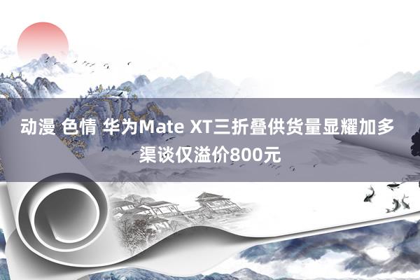 动漫 色情 华为Mate XT三折叠供货量显耀加多 渠谈仅溢价800元