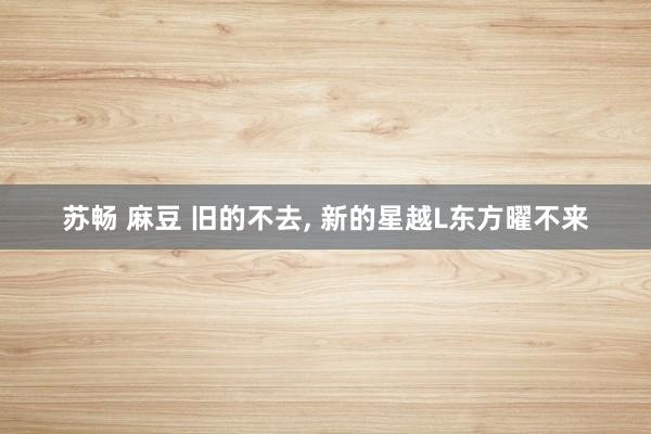 苏畅 麻豆 旧的不去， 新的星越L东方曜不来