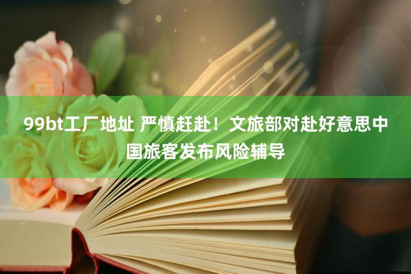 99bt工厂地址 严慎赶赴！文旅部对赴好意思中国旅客发布风险辅导